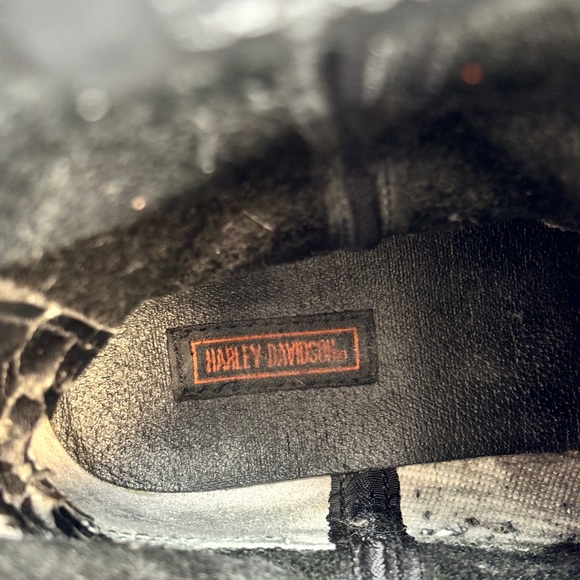 HARLEY DAVIDSON Leather Harness Motorcycle Boots - Picture 8 of 10